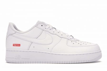 Mens Air Force |  Nike Air Force 1 Low Supreme White White