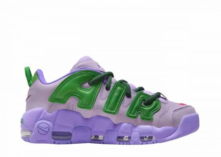 Mens Uptempo |  Nike Air More Uptempo Low AMBUSH Lilac Lilac/Apple Green/University Red